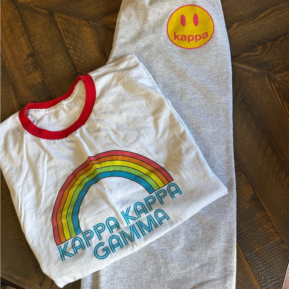 Kappa Kappa Gamma Rainbow Lounge Set